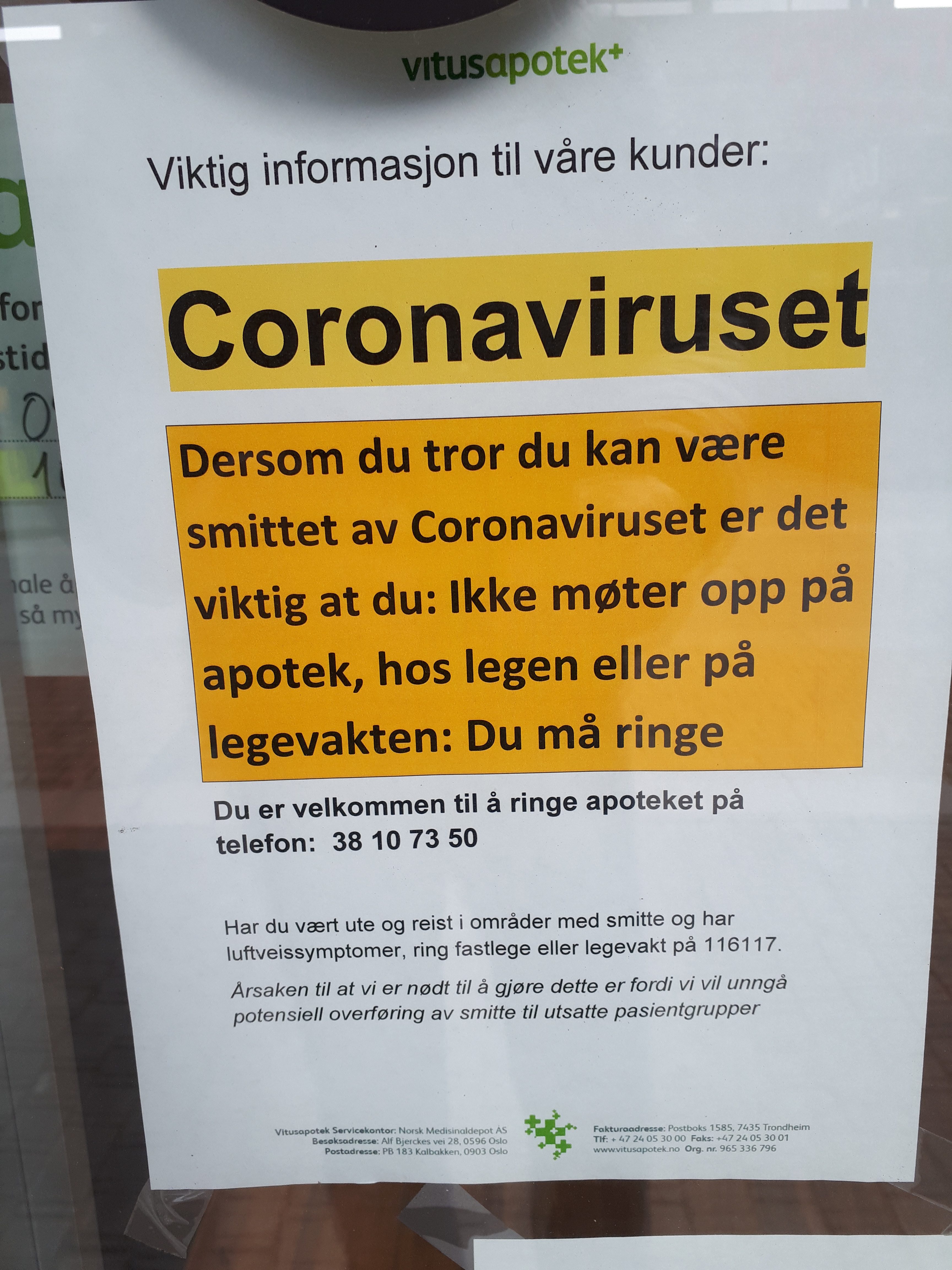 Korona – 5 april – 1 mai